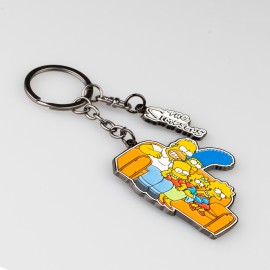 THE SIMPSONS FAMILY KEYRING 2