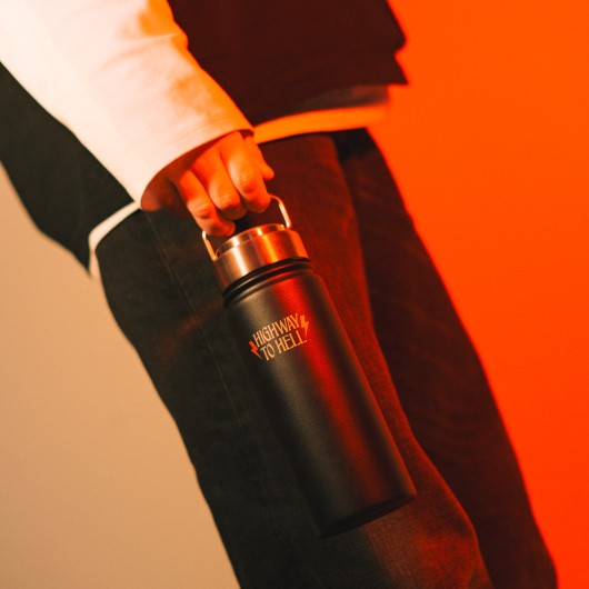 AC/DC 550ML HOT&COLD METAL BOTTLE