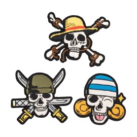 NETFLIX ONE PIECE SET OF 3 PATCHES