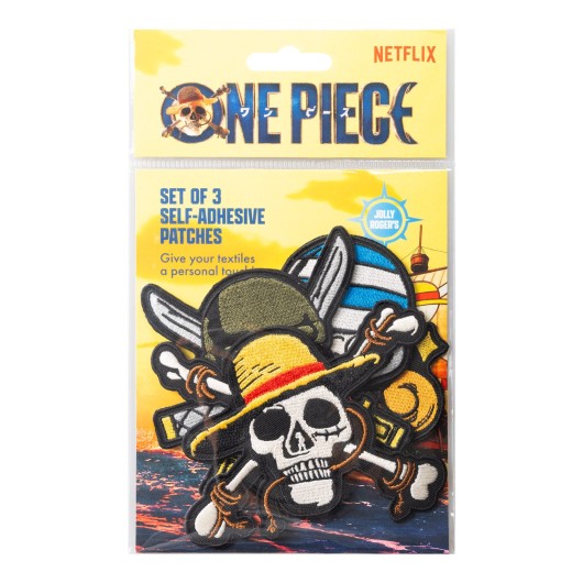 NETFLIX ONE PIECE SET OF 3 PATCHES