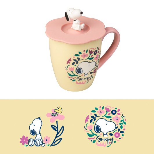SNOOPY PREMIUM MUG WITH LID