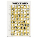 POSTER SNOOPY WHO S WHO