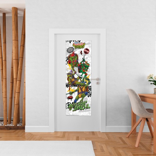 TEENAGE MUTANT NINJA TURTLES DOOR POSTER