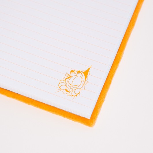 GARFIELD PREMIUM A5 PLUSH COVER NOTEBOOK