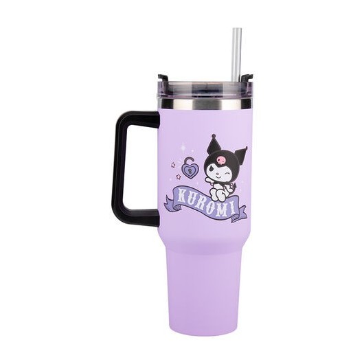 Kuromi XL 1200ml Multiway Travel Cup and Straw
