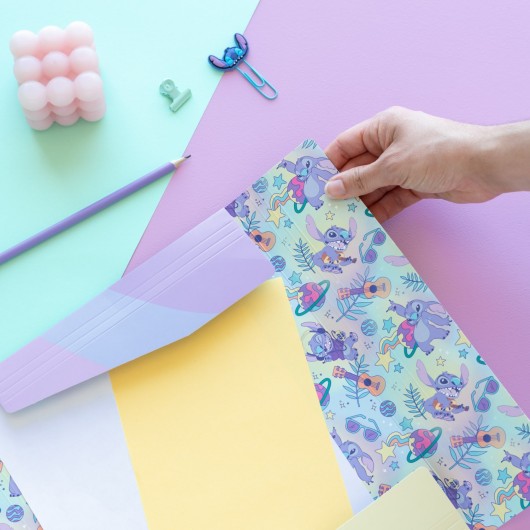 DISNEY STITCH CARDBOARD FILE FOLDER