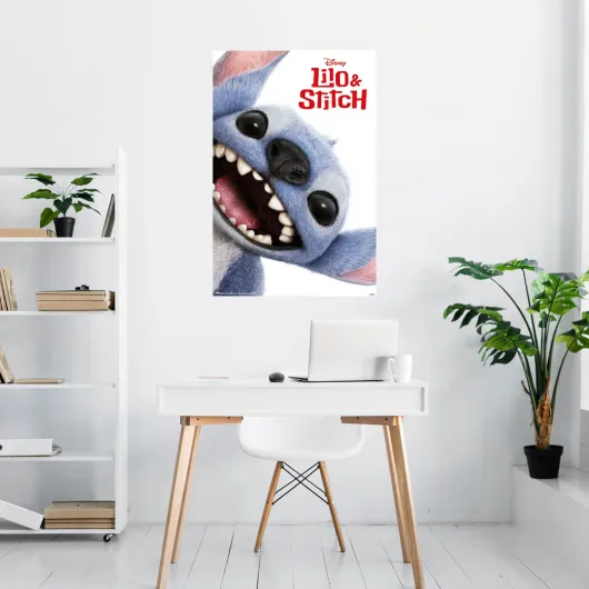 DISNEY STITCH LIVE ACTION FACE POSTER