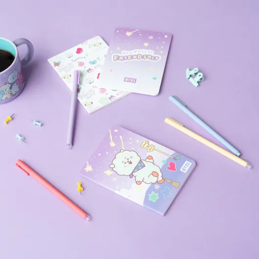 BT21 THE JOURNEY RJ PACK OF 3 A6 NOTEBOOKS