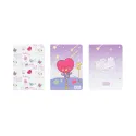 BT21 THE JOURNEY TATA PACK OF 3 A6 NOTEBOOKS