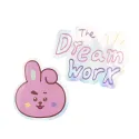 BT21 THE JOURNEY COOKY PACK OF 2 VINYL STICKERS