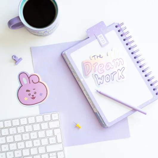 BT21 THE JOURNEY COOKY PACK OF 2 VINYL STICKERS