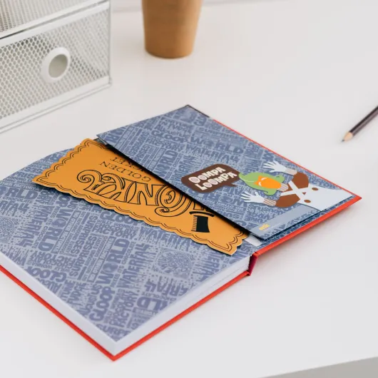 WILLY WONKA WONKA BAR A5 PREMIUM NOTEBOOK WITH GIFT BOX