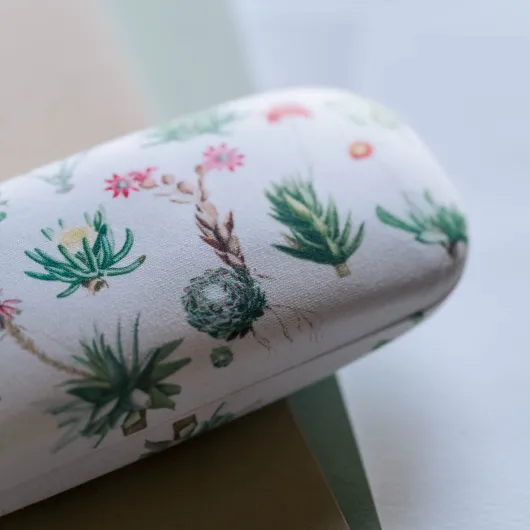 BOTANICAL CACTI GLASSES CASE
