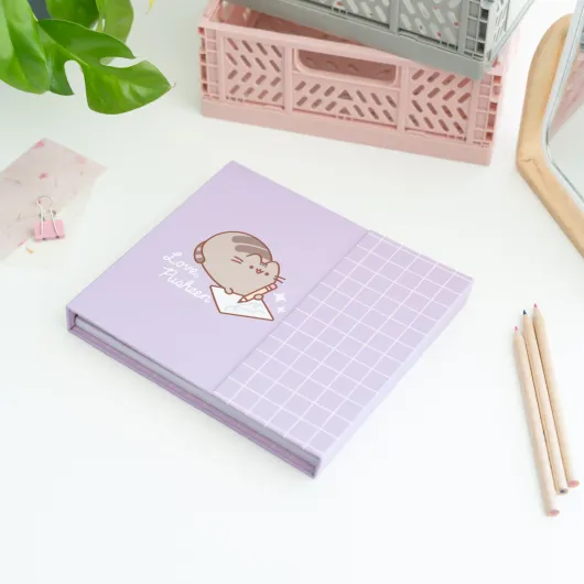 PUSHEEN MOMENTS WEEKLY PLANNER WITH STICKY NOTES