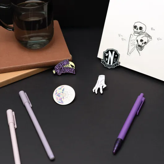 WEDNESDAY SET OF 4 PINS