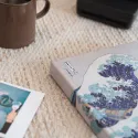 THE GREAT WAVE OF KANAGAWA HOKUSAI PHOTO ALBUM 16X16CM 24 SELF-ADHESIVE PAGES