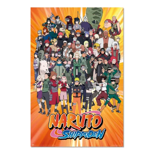NARUTO SHIPPUDEN CHARACTERS POSTER