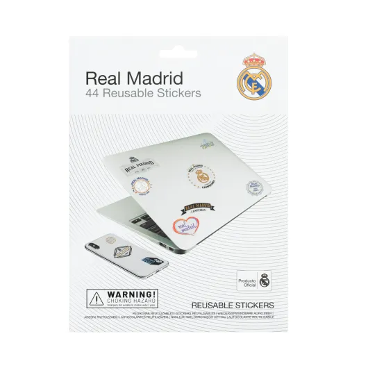 REAL MADRID REUSABLE STICKERS