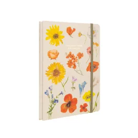 KOKONOTE COLORFUL FLOWERS SEWN A5 NOTEBOOK