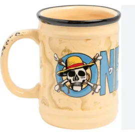 One Piece Jolly Roger Shaped Mug