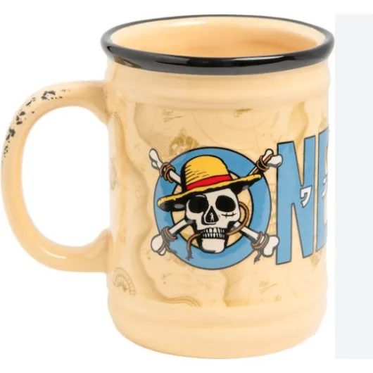 One Piece Jolly Roger Shaped Mug
