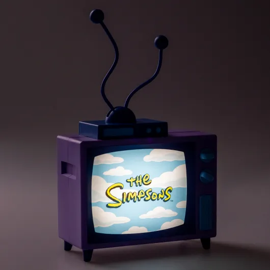 THE SIMPSONS TV LAMP