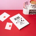 SNOOPY LOVE SEASON PREMIUM A5 NOTEBOOK PLUSH COVER