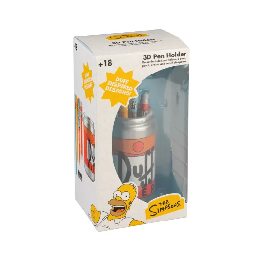 THE SIMPSONS WRITING SET WITH PENCIL HOLDER