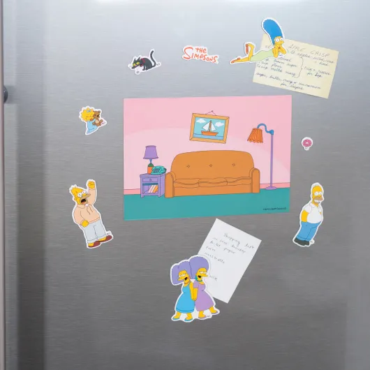 THE SIMPSONS FAMILY SET OF DIE CUT MAGNETS
