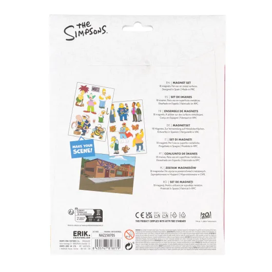 THE SIMPSONS CITIZENS SET OF DIE CUT MAGNETS