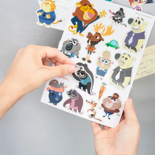 DISNEY ZOOTROPOLIS 2 DIE-CUT MAGNET SET