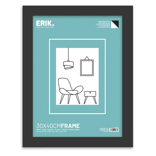 POSTER FRAME 30X40 CM MDF BLACK