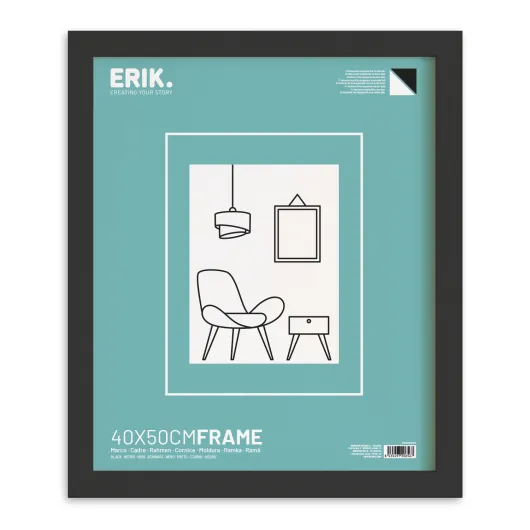 POSTER FRAME 40X50 CM MDF BLACK
