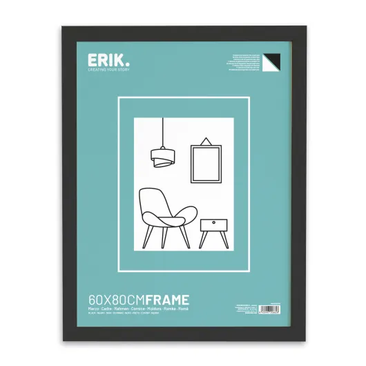 POSTER FRAME 60X80 CM MDF BLACK