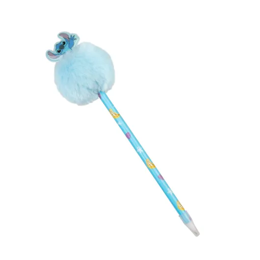 SET OF 10 DISNEY STITCH TROPICAL PENS WITH POMPON