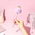 SET OF 10 PUSHEEN MOMENTS PENS WITH POMPON
