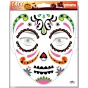 HALLOWEEN DAY OF THE DEAD STICKER MASK