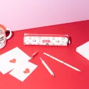 SNOOPY LOVE SEASON PEN AND PENCIL CASE SET