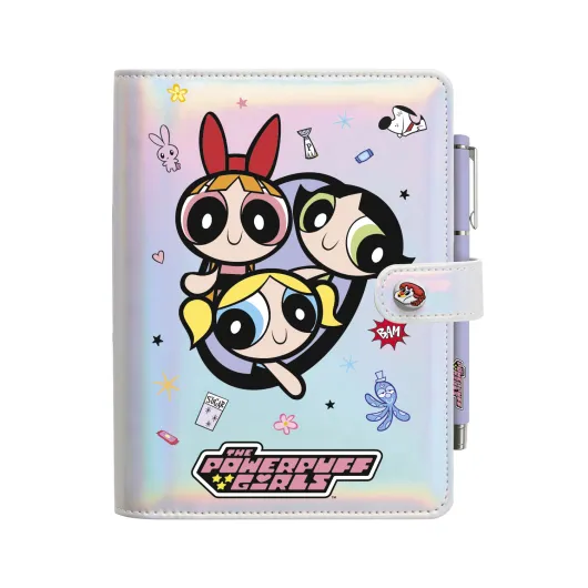 THE POWERPUFF GIRLS PREMIUM A5 NOTEBOOK WITH PEN