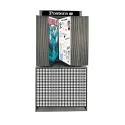 BLACK METAL POSTER DISPLAY KIT 96 REFS HIGH (WITHOUT MERCHANDISE) 