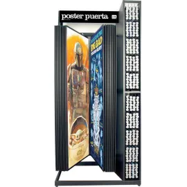 BLACK METAL POSTER DOOR DISPLAY KIT 40 REF. (NO MERCHANDISE)