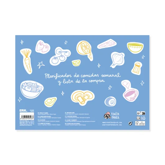 PEDRITA PARKER A4 WEEKLY MEAL PLANNING PAD