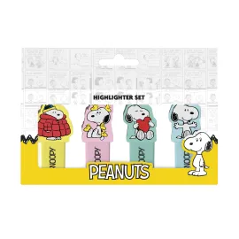 SNOOPY SET OF 4 HIGHLIGHTERS WITH TOPPER 2