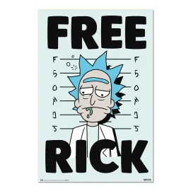 RICK & MORTY FREE RICK POSTER