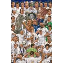 REAL MADRID LEGENDS BY MORALES DE LOS RIOS POSTER
