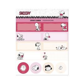 SNOOPY LOVE SEASON SELF-ADHESIVE LABELS
