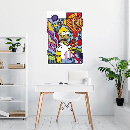 THE SIMPSONS DONUT WORRY POSTER