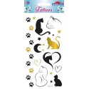 TEMPORARY CATS AND PAWPRINTS