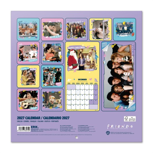 FRIENDS 2027 30X30 CALENDAR