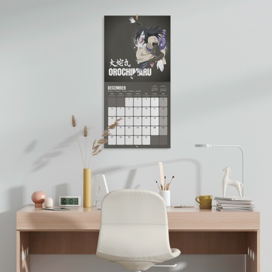 NARUTO SHIPPUDEN 2027 30X30 CALENDAR